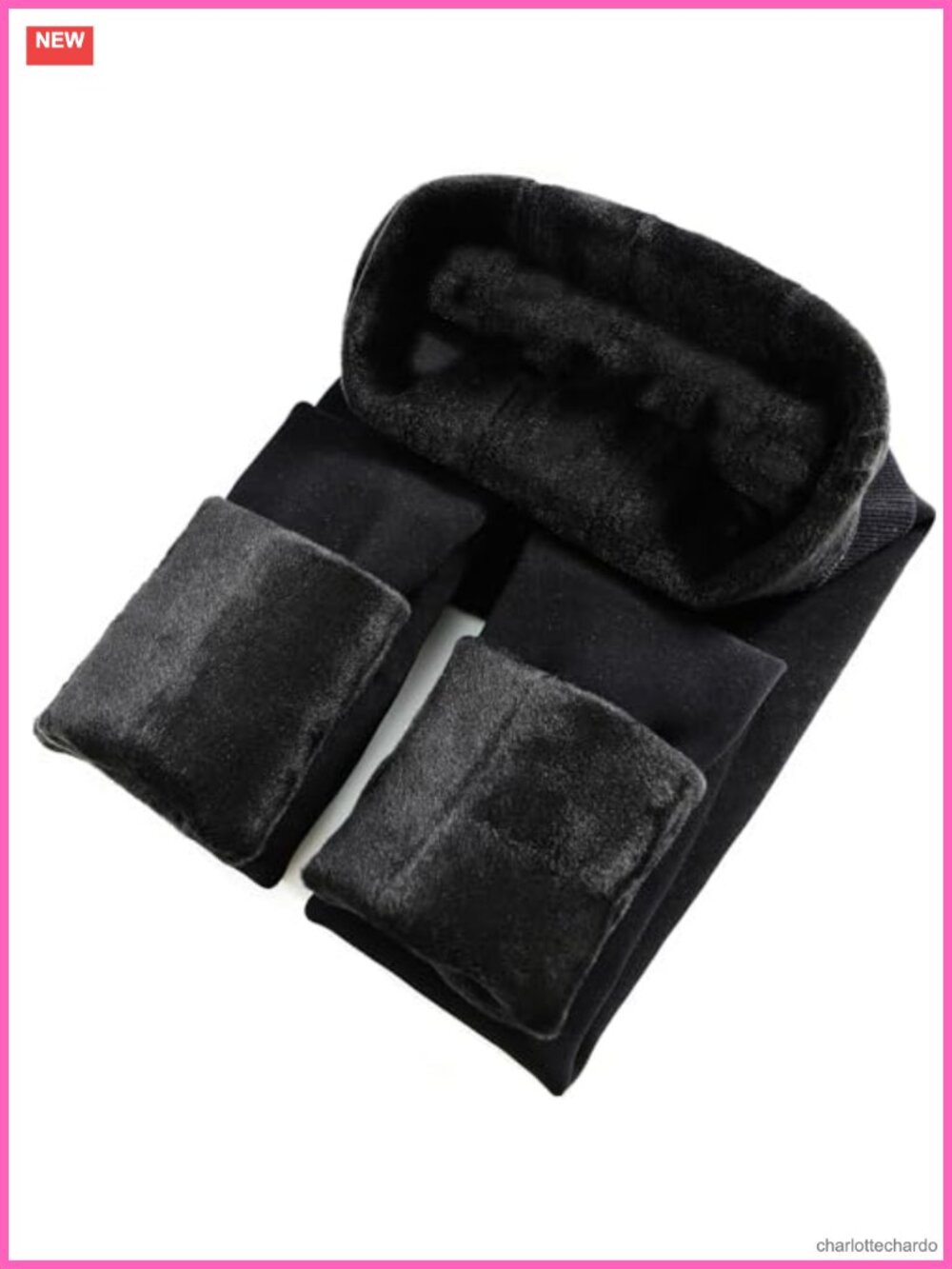 Fleece Lined High Waisted Thermal Leggings Tummy Control Winter Yoga Pants